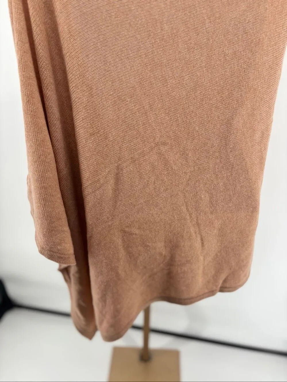 Peter Millar Texas A&M Essential Cashmere Poncho Camel NWOT